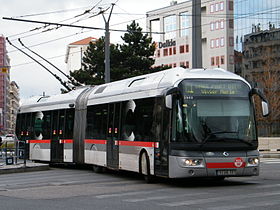 Image montrant un bus du réseau de transport en commun de la ville de Lyon