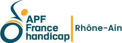 Logo APF France handicap Rhone Ain